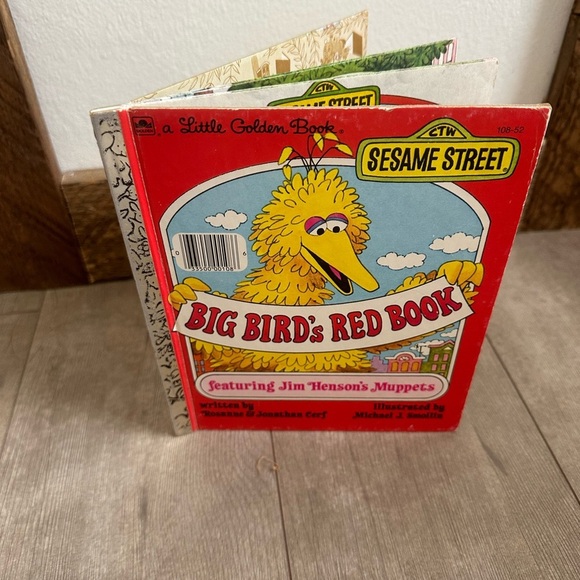 Vintage Children’s Book 1977 Sesame Street Big Bird's Red Book Children’s Book - Picture 5 of 13
